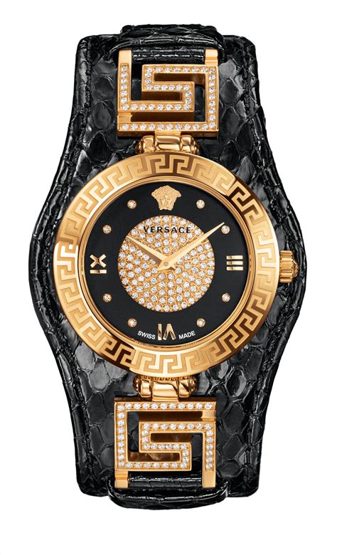 versace v square diamond watch|Versace automatic watch men.